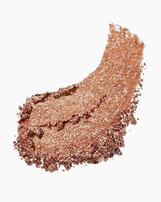 MAKE Beauty Multi-Chromatic Eye Shadow. Metal Reflecting Luminous Foil Finish Creamy, Buildable, Dimensional Long-wear, Crease-proof Powder Eyeshadow, Multichrome Shade - Alloy, Warm Copper-Velvo Beauty