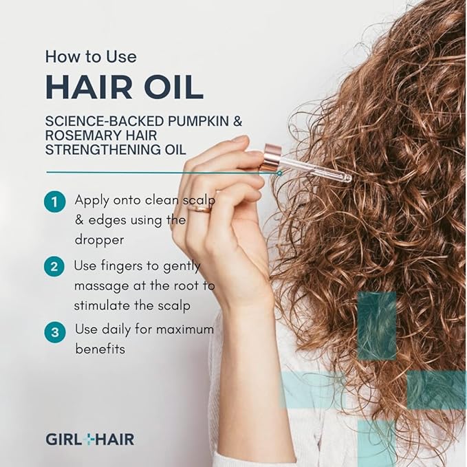 G+H Strengthening Oil | Promotes Thicker, Fuller Hair & Healthy Scalp | With Pumpkin & Rosemary for Healthy Hair | For All Hair Types (2 fl oz)-Velvo Beauty
