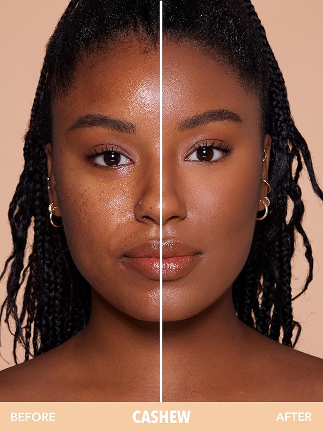 SHEGLAM SKin-Focus Full Coverage Powder Foundation Oil-Control Lightweight Face Pressed Powder Makeup-Cashew-Velvo Beauty