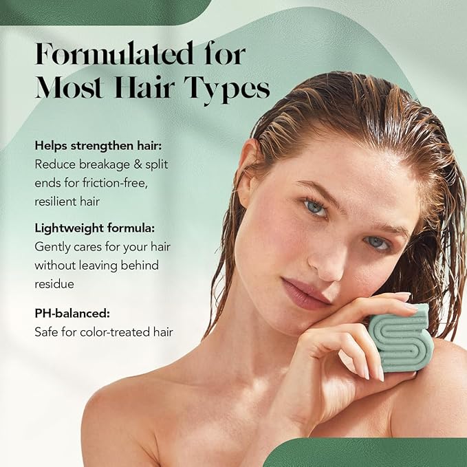 Kitsch Rosemary & Biotin Shampoo Bar - For Hair Growth, Strengthening, Thickening & Volumizing Shampoo for Women and Men - Free of Parabens, Sulfates & Silicones - Made in USA - 3.2 oz-Velvo Beauty
