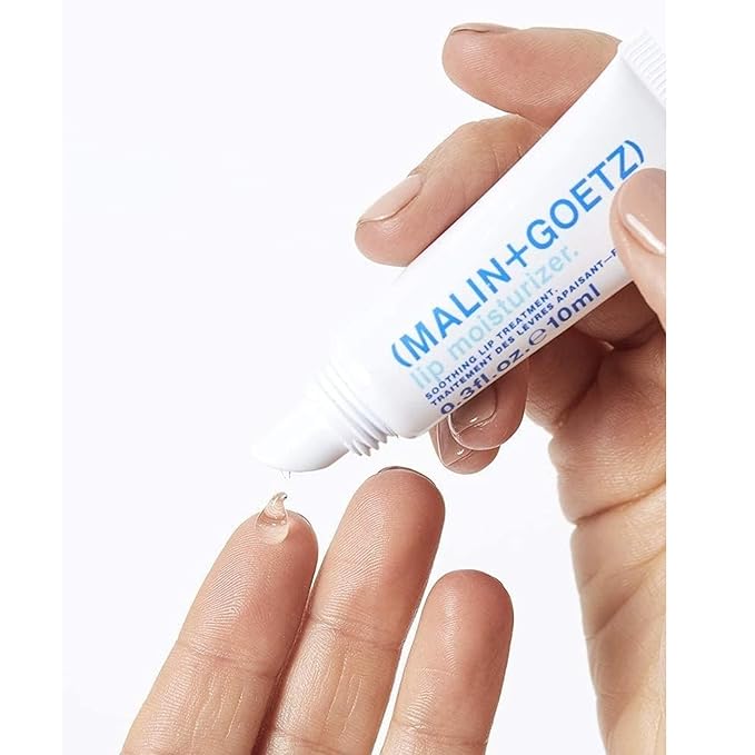 Malin + Goetz Lip Moisturizer for Men & Women, 0.3 Fl. Oz. - Hydrating Lip Gel for Chapped Lips, Nourishing Dry Lip Treatment, Vegan & Cruelty Free-Velvo Beauty