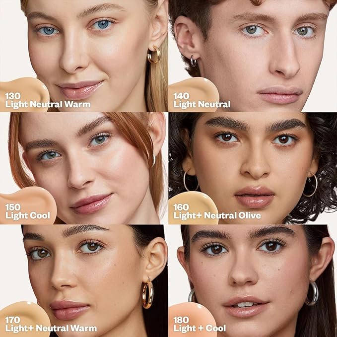 Kosas Revealer Skin-Improving Foundation with SPF 25 Protection - Hydrate, Brighten, Soothe, Plump, Protect Skin - Smoothing Texture, Natural Finish and Clean Formula - Light Neutral 140-Velvo Beauty