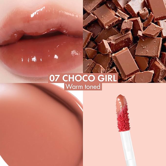 Amuse SEOUL BEBE TINT - 07 CHOCO GIRL | 24-hour Long-lasting Lip Stain, Plumping, Hydrating, Moisturizing, No Peel Off, Lip Care, Treatment, Non Sticky, Korean Lip Tint for Dry Lips-Velvo Beauty