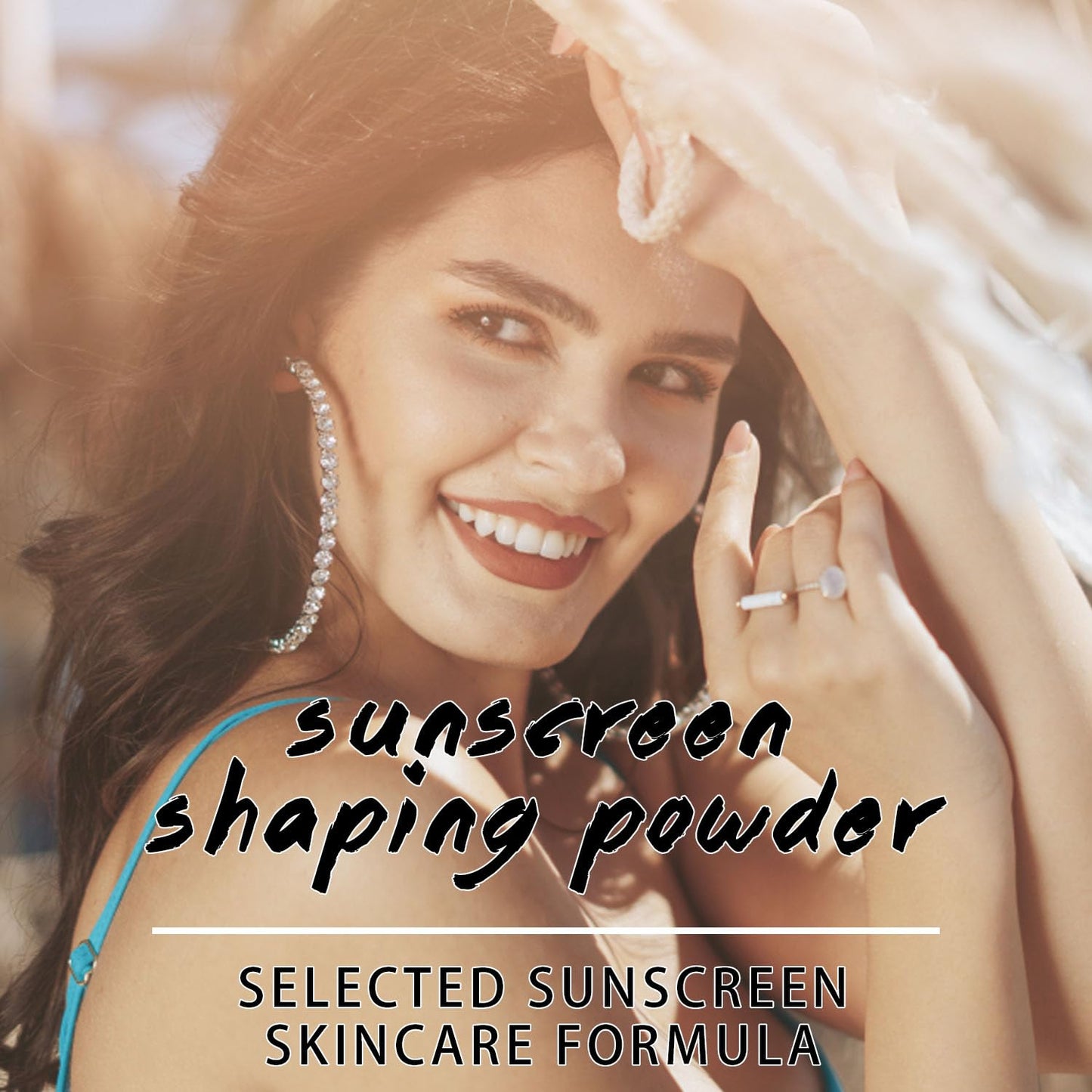 Sunscreen Setting Powder SPF 35, Mineral Brush Powder for Face & Scalp, Oil Control Natural Matte Finish Loose Powder Translucent Lasting Lightweight Breathable for All Skin (03# White)-Velvo Beauty