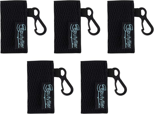 Beautyflier Cute Elastic Lip Balm Holder Keychain, Lipstick Sleeve Chapstick Sleeve Holder for Burts Bees Chapstick-Velvo Beauty