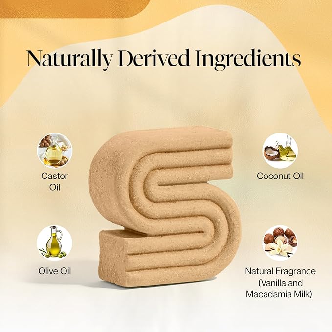 Kitsch Coconut Oil Shampoo Bar - Hydrate & Soften Dry Damaged Hair - Deep Moisturizing Curly Hair Shampoo - Safe Shampoo for Color Treated Hair - Silicone, Paraben & Sulfate Free - 3.2 oz-Velvo Beauty