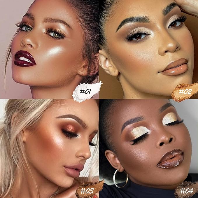 Matte White Highlight Contour Palette Bright,Mini Professional Matte Contouring Makeup Pallet for Face,Long Lasting Smooth Powder for Face,Convenient,Cruelty-Free & Vegan-Velvo Beauty