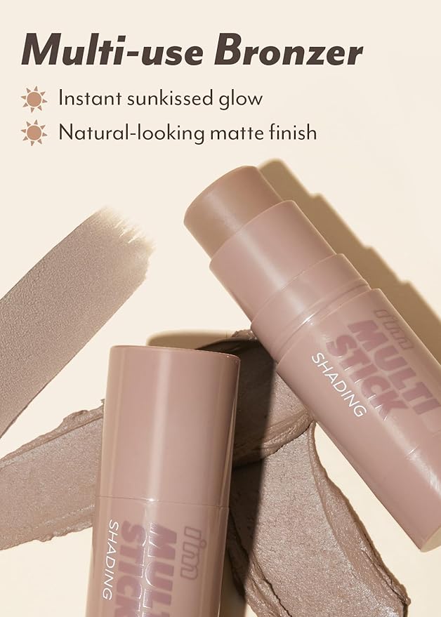 I'm Meme Contour Stick for Face - I'm Multi-stick | Daily Use, Easy Blending Matte Finish, Shading 001 Bronzer, 0.24 Oz-Velvo Beauty