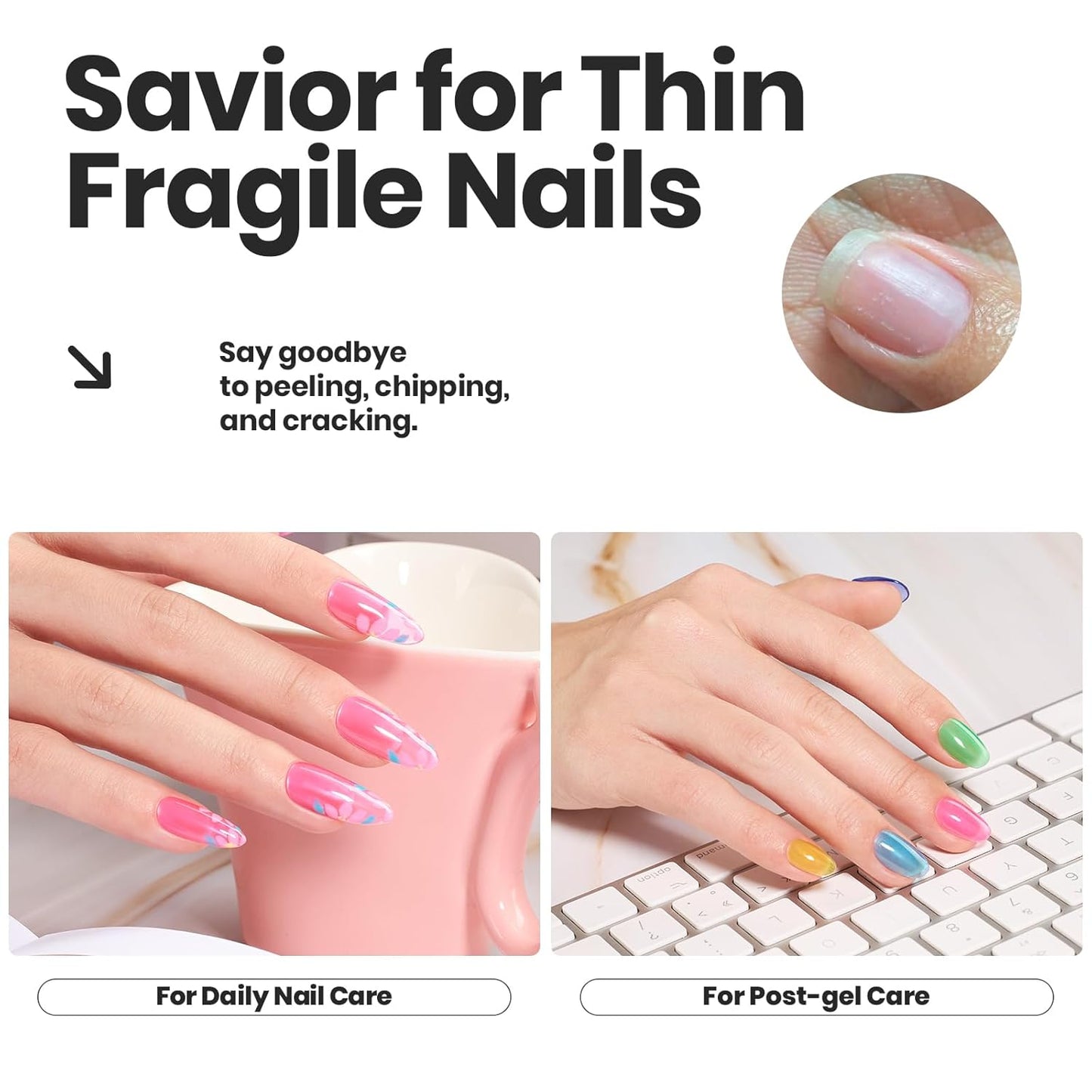 Beetles Neon Nail polish Set, 6 Jelly Colors Bright Rainbow Nail Polish Kit Quick Dry Finger Nail Polish Glossy Shine Nail Lacquer Polish Long Lasting Gifts for Women-Velvo Beauty