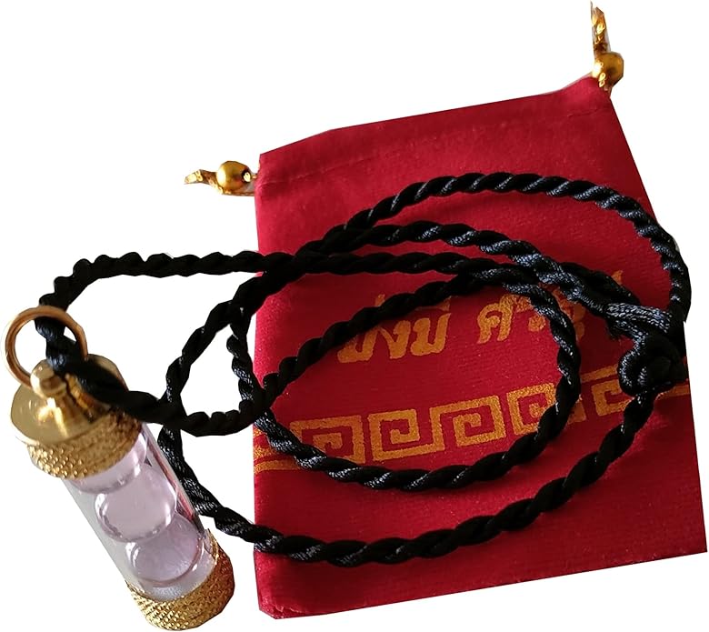 Thai Buddha Pendant Naga Eye Stone Pendant Color Pink Gem Men Women Energy Crystals for Healing and Protection Handmade Necklaces for Men-Velvo Beauty