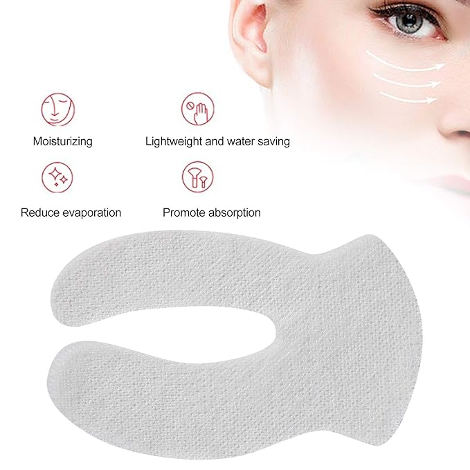 Sonew DIY Beauty Salon Eye Mask, 800pcs, Ultra-Thin, Plant Fibers, Moisturizing, Unisex, Pads, Sheet-Velvo Beauty