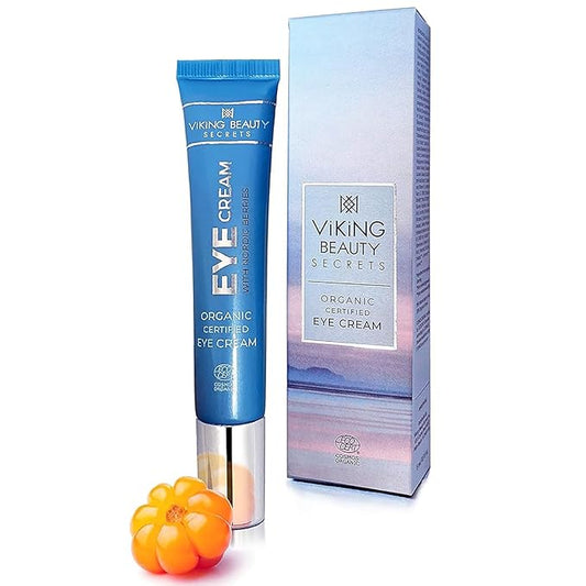 Eye Cream - Hyaluronic Acid and Nordic Berry Infused Eye Cream - Under Eye Cream for Reducing Dark Circles and Fine Lines - Hydrating Eye Cream for Daily Use-Velvo Beauty