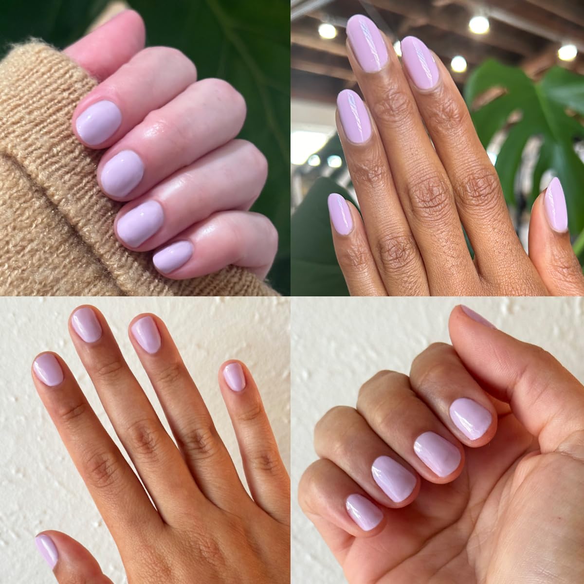 Olive & June Gel Polish | UV LED Nail Lamp Needed | Long Lasting Formula | Up to 21 Days of Wear | Damage-Free Removal | Salon-Quality Manicure, Pedicure at Home | You're Invited | Lilac-Velvo Beauty