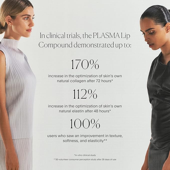 U Beauty The PLASMA Tinted Lip Compound - Anti-Aging & Anti-Wrinkle Lip Gloss, Hyaluronic Acid, Shea Butter & Peptides for Hydration & Plumping,Cassis - 15 mL-Velvo Beauty