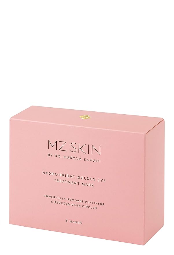 MZ SKIN HYDRA-BRIGHT GOLDEN EYE TREATMENT | Eye Mask (Pack of 5) | Anti-Ageing And Hydrating | With Hyaluronic Acid | Collagen-Velvo Beauty