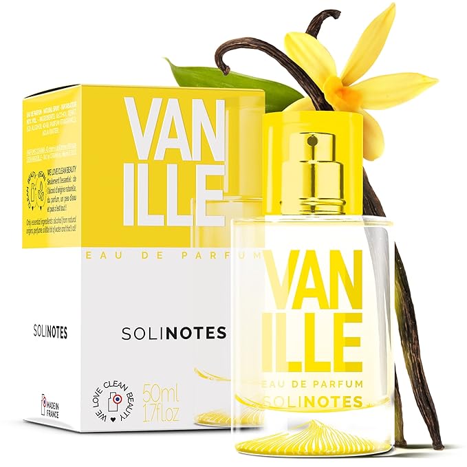 SOLINOTES Vanilla Perfume for Women - Eau De Parfum | Delicate Floral and Soothing Scent - Made in France - Vegan - 1.7 fl.oz-Velvo Beauty