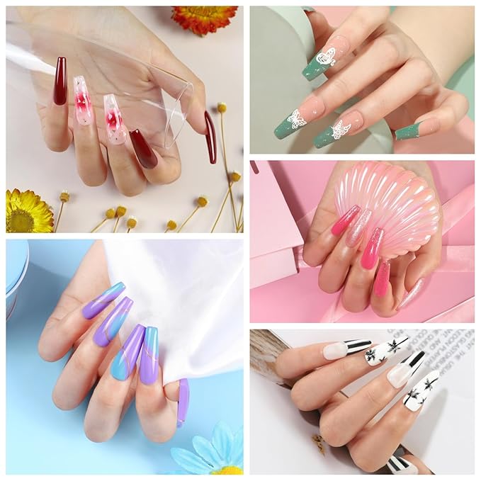 COSCELIA 53ps Gel Nail Polish Kit with U V light and Drill Starter Kit 35 Summer Colors Gel Polish 5pcs Top Base Coat LED Lamp Nail Art All Seasons Gel Manicure Kit Gifts for Women-Velvo Beauty