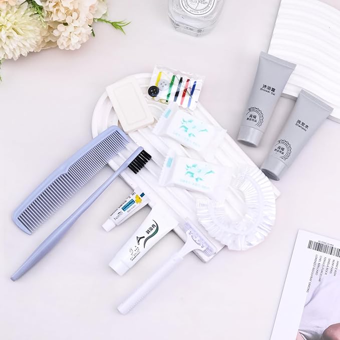 Hygiene Kit, Hygiene Kit Bulk, The Travel Hygiene Kit Is Fully Equipped, Individually Packed, Easy To Carry, Convenience Kits Suitable For Hotel, Home, Camping, Travel (PACK-25)-Velvo Beauty