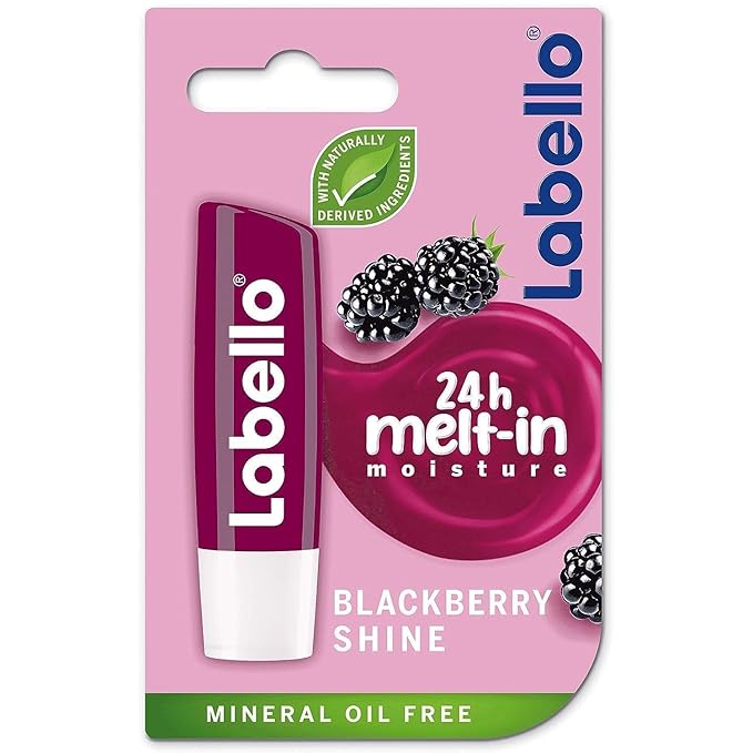Labello BlackBerry Shine Lip Balm 4,8 g-Velvo Beauty