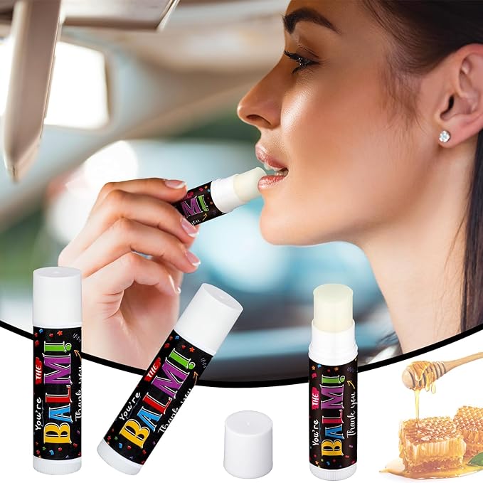 50 Pack Employee Team Appreciation Gifts Bulk Lip Balms Thank You Gifts Inspirational Gifts Party Supplies Christmas Volunteer Gifts for Women Men Staff Coworkers Teachers Nurses-Velvo Beauty