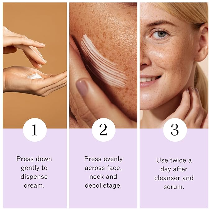 LilyAna Naturals Face and Neck Moisturizer for Women and Men - Moisturizer Face and Neck Cream for Dry Skin and Dark Spot Brightening - Rose and Pomegranate Extracts - 1.7oz (Pack of 2)-Velvo Beauty