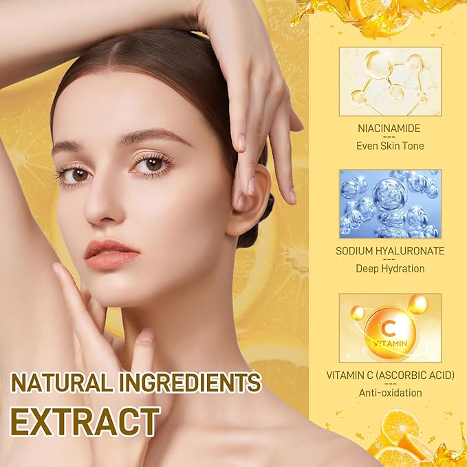 Skin Care Set, Vitamin C Skin Care Sets & Kits, Skin Care for Teenage Girls Gift Set with Cleanser, Toner, Serum, Eye Cream, Facial Cream, Facial Skin Care Sets & Kits for Teenage Girls Women-Velvo Beauty