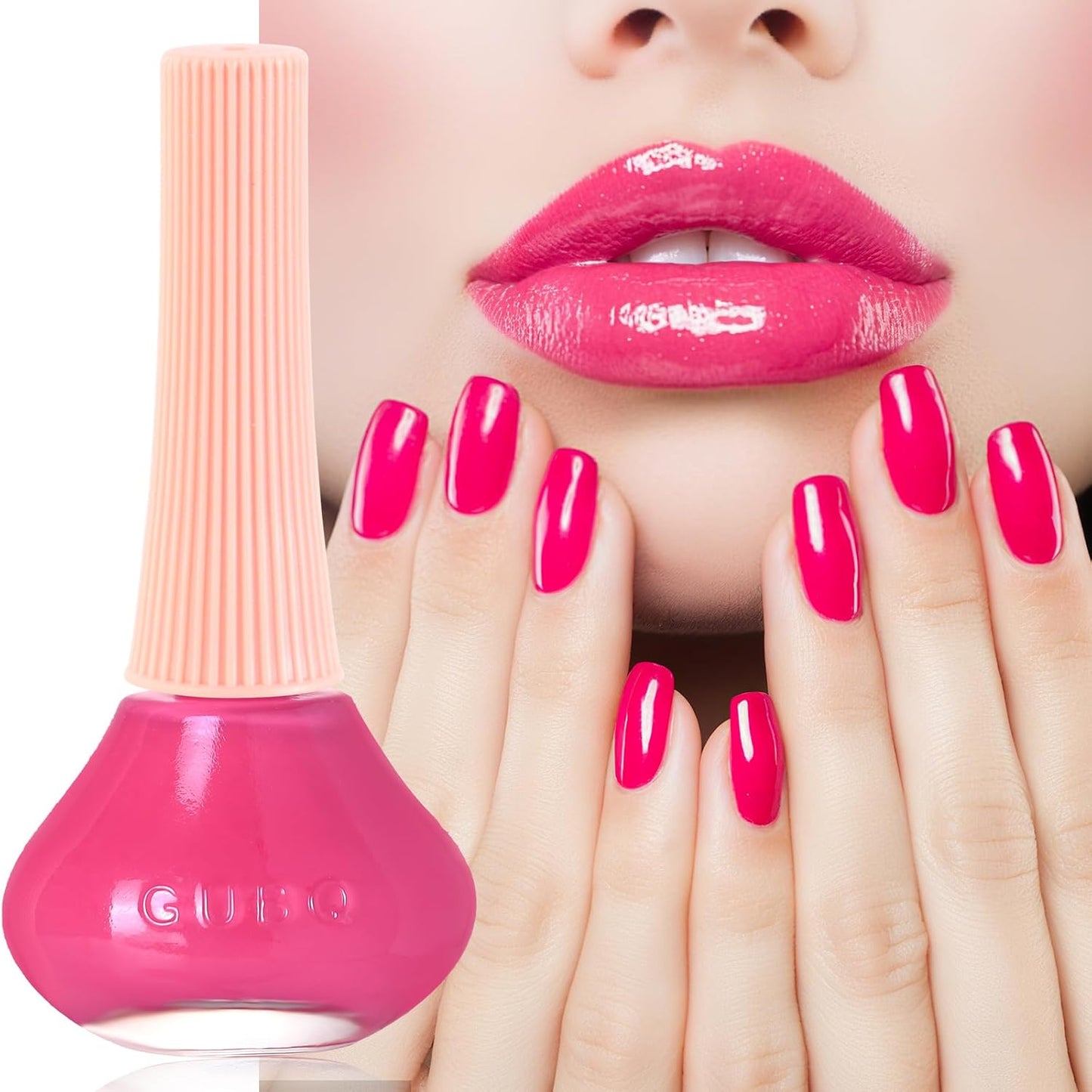 Major Dijit Neon Pink Quick Dry Regular Nail Polish - Nail Art Lacquer, 0.41 Fl Oz-Velvo Beauty