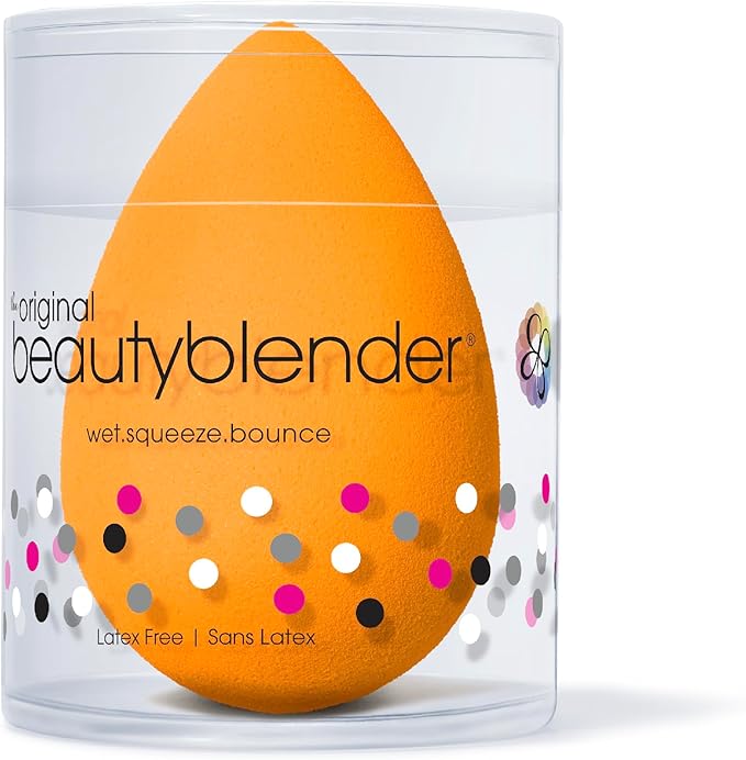 Beautyblender® | Pop Beauty Blender Makeup Sponge, Super-Soft Foam Easily Blends Foundations, Powders & Creams, Made in USA, Reusable, Washable, Streak Free Application, Vegan, Cruelty Free-Velvo Beauty
