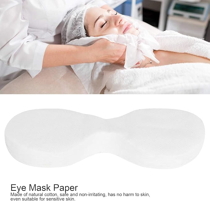 Eye Paper 600pcs Disposable Cotton DIY Eye Paper, Beauty Salon Eye Sheet for Moisturizing Paper Eye s Toner Lotion Paper.-Velvo Beauty