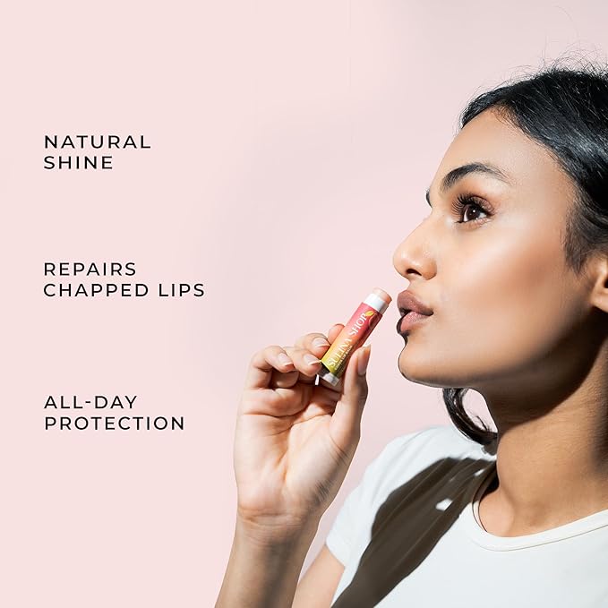 Guava Lip Balm Hydrating for Dry Lips - Natural Lip Moisturizer with Ceramide, Squalane & Castor Oil, Protects Lip Barrier, Lip Care for Chapped Lips, Lip Repair - 0.15 Fl oz-Velvo Beauty