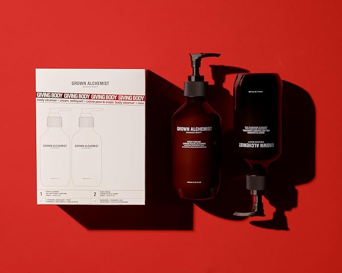 Grown Alchemist Giving Body, Body Cleansing Limited Edition Gift Set, (Body Wash + Lotion)-Velvo Beauty
