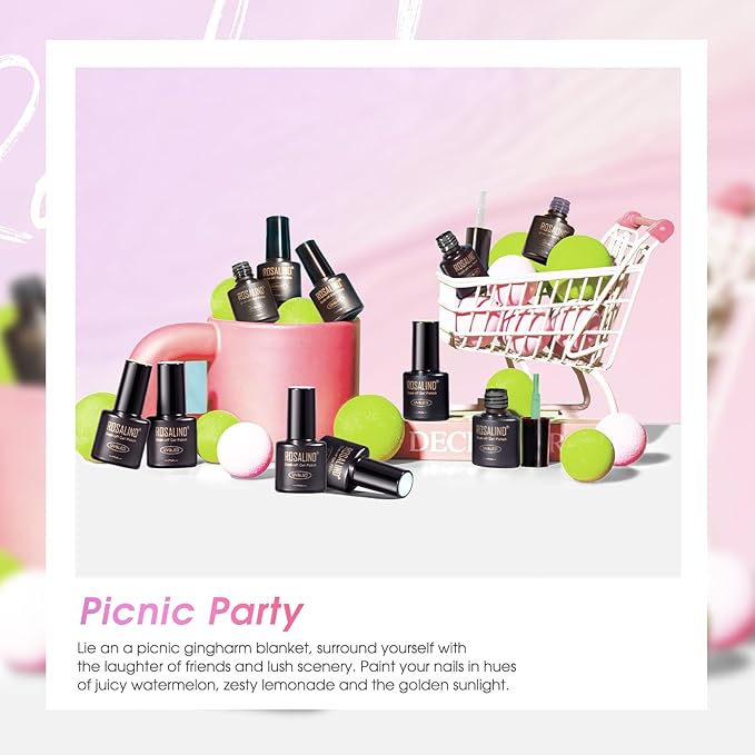 ROSALIND Cat Eye Gel Nail Polish, 8 Color Jelly Gel Polish with Magnet Stick Magnetic Cateye Translucent Effect Sheer Glitter Collection Manicure Gifts for Women-Velvo Beauty