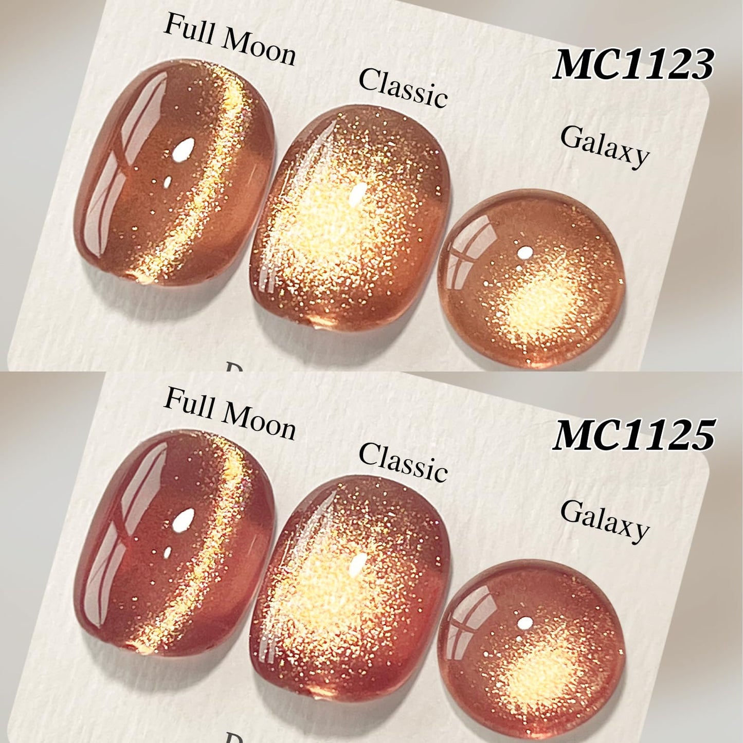 Double Rhythm 6 Colors Cat Eye Gel Polish Set Shimmer Glitter with Magnet Holographic Reflective Magnetic UV Nail Art Kit (6-Kit 42)-Velvo Beauty
