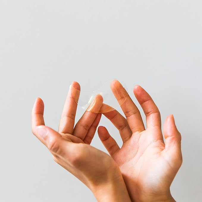 Doppeltree All Natural Caffeine Under Eye Patches & Hydrogel Masks (60 Pads) - Anti Aging Treatment for Crow Feet, Puffiness, Wrinkles, Dark Circles- Formulated in San Francisco-Velvo Beauty