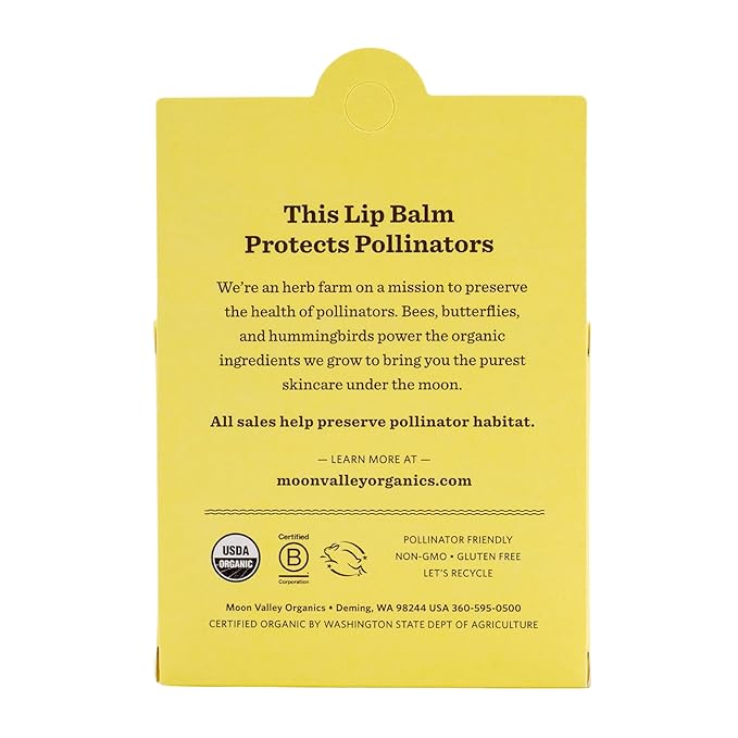 Moon Valley Organics Beeswax Lip Balm for Moisturizing Lips and Cuticles (Vanilla | Lime | Honey | Blackberry | Mint Vanilla, 5-Pack)-Velvo Beauty