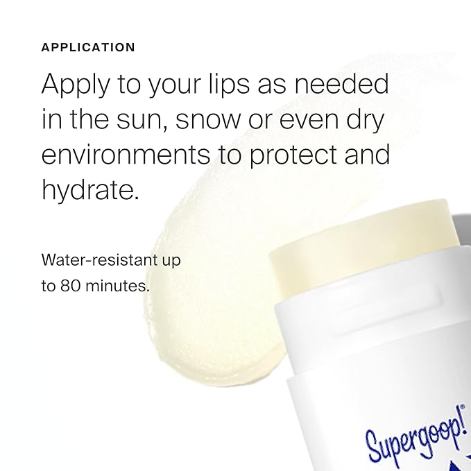 Supergoop! PLAY Lip Shield SPF 30 with Coconut - Pack of 2 - Moisturizing Lip Treatment For Dry Cracked Lips - Clean Ingredients & Broad Spectrum UV Protection-Velvo Beauty