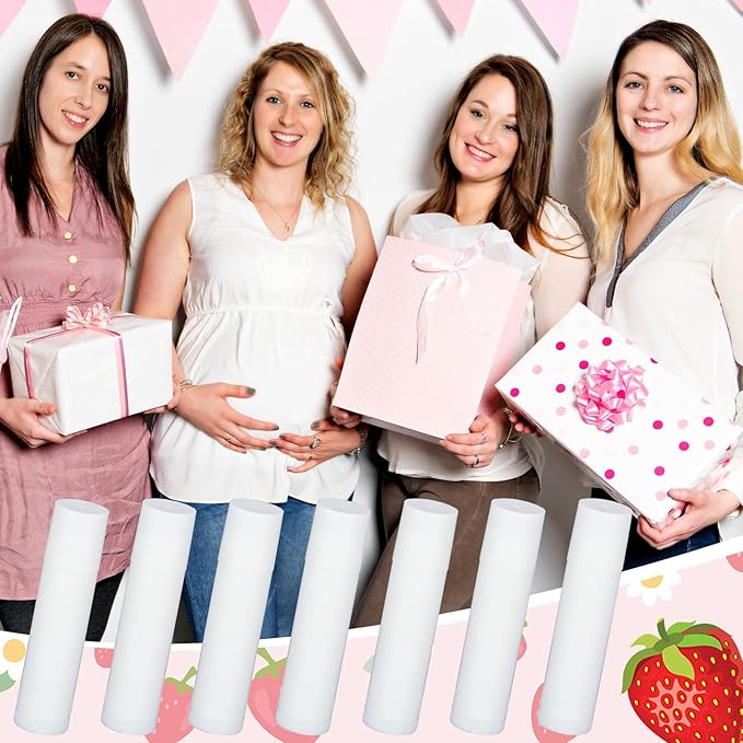 Demissle 150 Pcs Unlabeled Lip Balm Bulk Chapped Stick Blank Mini Lip Balm Gifts Moisturizing Lip Balms Favors for Women Homeless Wedding Bridal Shower Favors Baby Shower Guests Favors(Strawberry)-Velvo Beauty