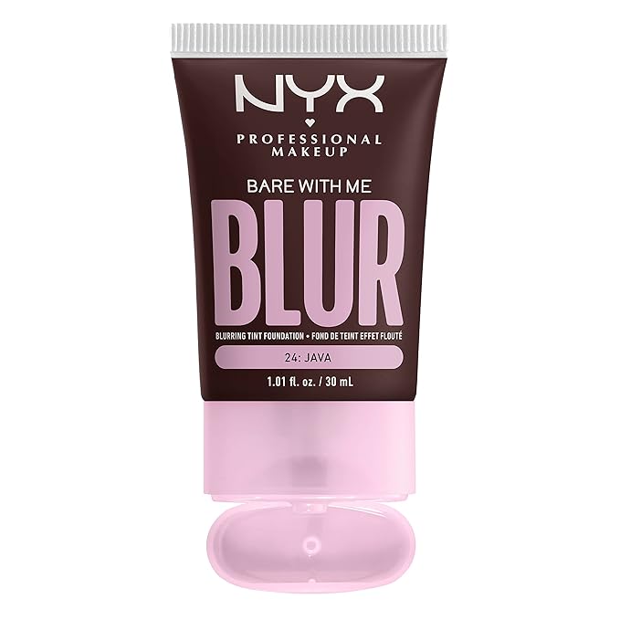 NYX PROFESSIONAL MAKEUP Bare With Me Blur Skin Tint Foundation Make Up with Matcha, Glycerin & Niacinamide - Java-Velvo Beauty
