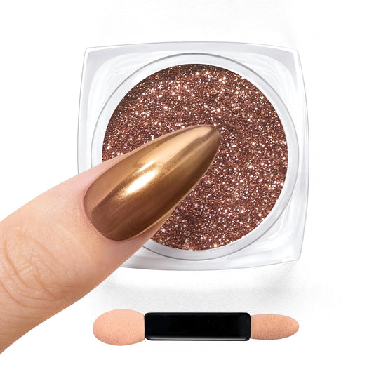 Beetles Beauty & Personal Care›Foot, Hand & Nail Care›Nail Art & Polish›Nail Art Accessories›Glitters Gold Chrome Powder for Nails Metallic Nail Polish 1g Chrome Nail Powder Mirror Effect Nail-Velvo Beauty