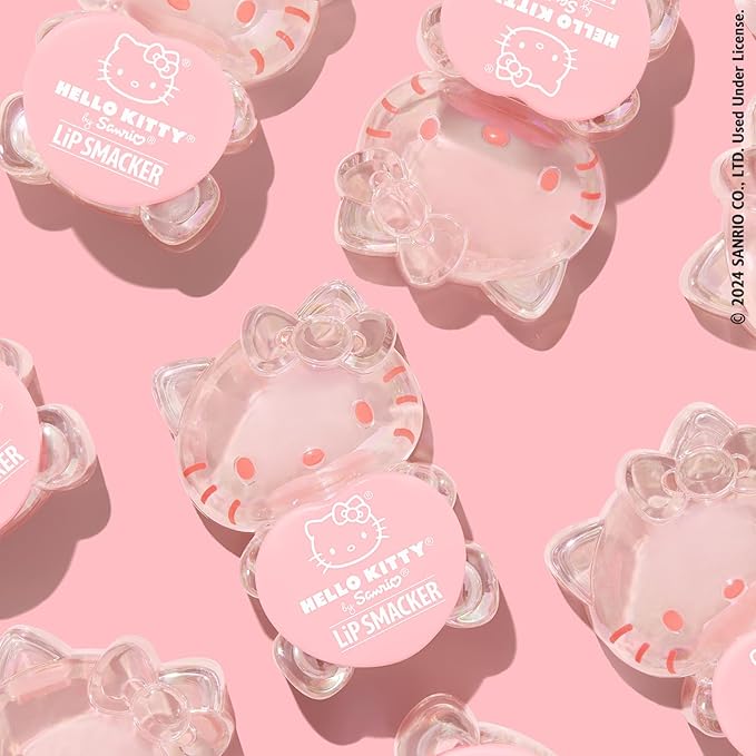 Lip Smacker Hello Kitty Peach-Flavored Gummy Lip Balm | Sanrio Collection | Gifts-Velvo Beauty