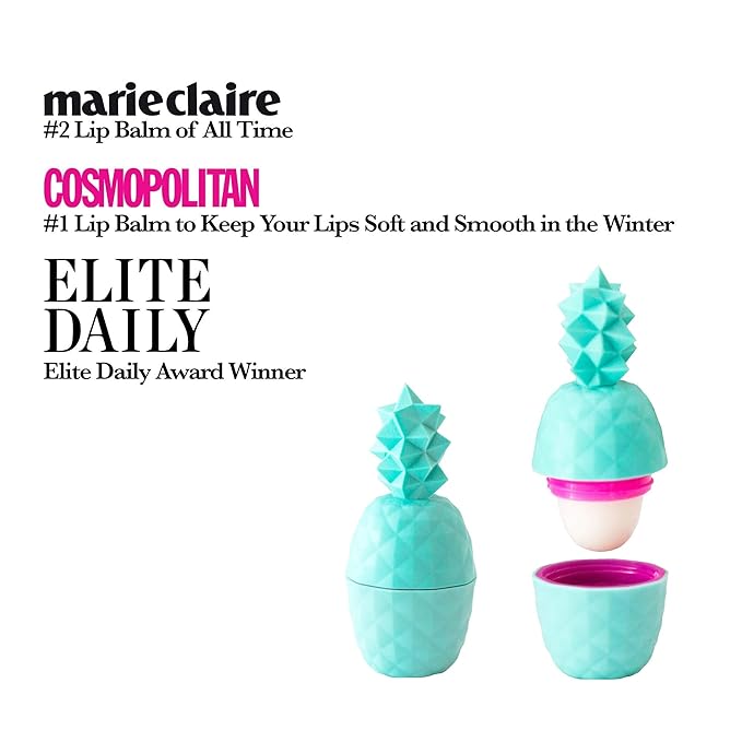 Pineapple Lip Balm - Key Lime or Strawberry-Mango (Teal) Key Lime-Velvo Beauty