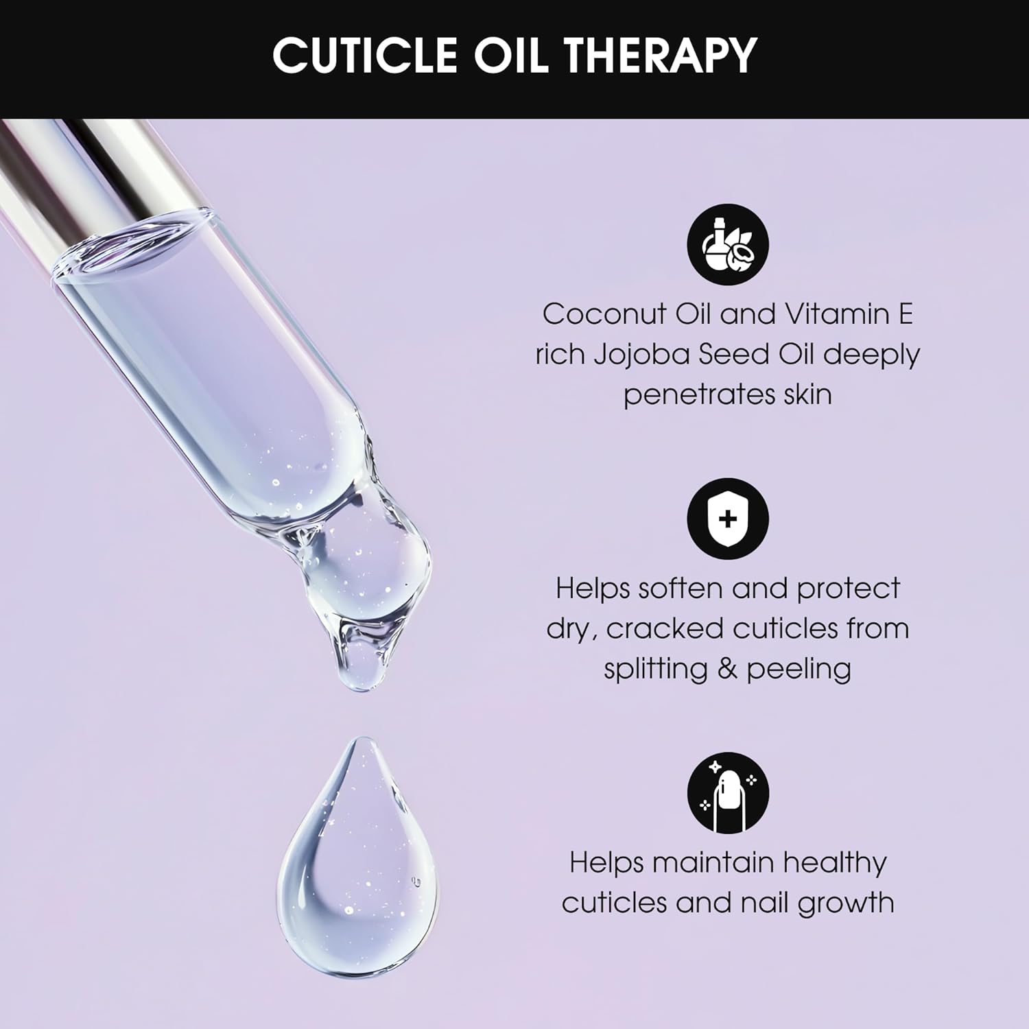 Deborah Lippmann Cuticle Oil, Hydrating Nail Care Treatment, Repair Dry Cuticles with Vitamin E and Coconut Oil, 0.50 Fl Oz-Velvo Beauty