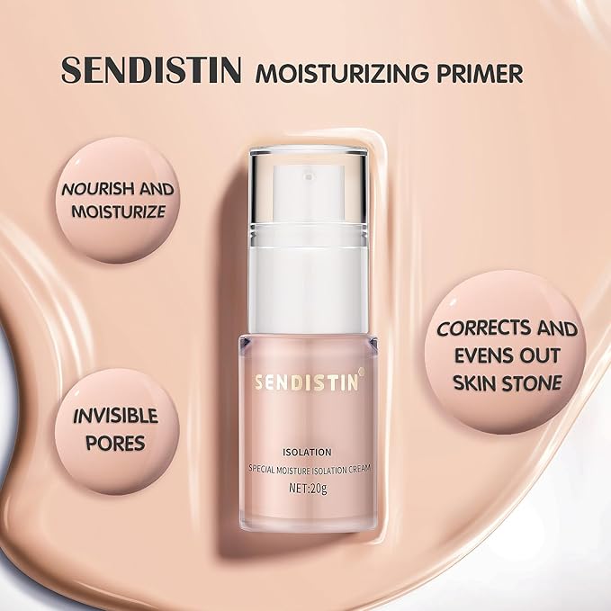 Hydrating Makeup Primer with Hyaluronic Acid, Face Foundation Primer, Base Primer for Shine, Oil Control, Add Moisture, Smooth Texture, Hides Wrinkles for Long-Lasting Makeup, 0.71 FL.OZ-Velvo Beauty