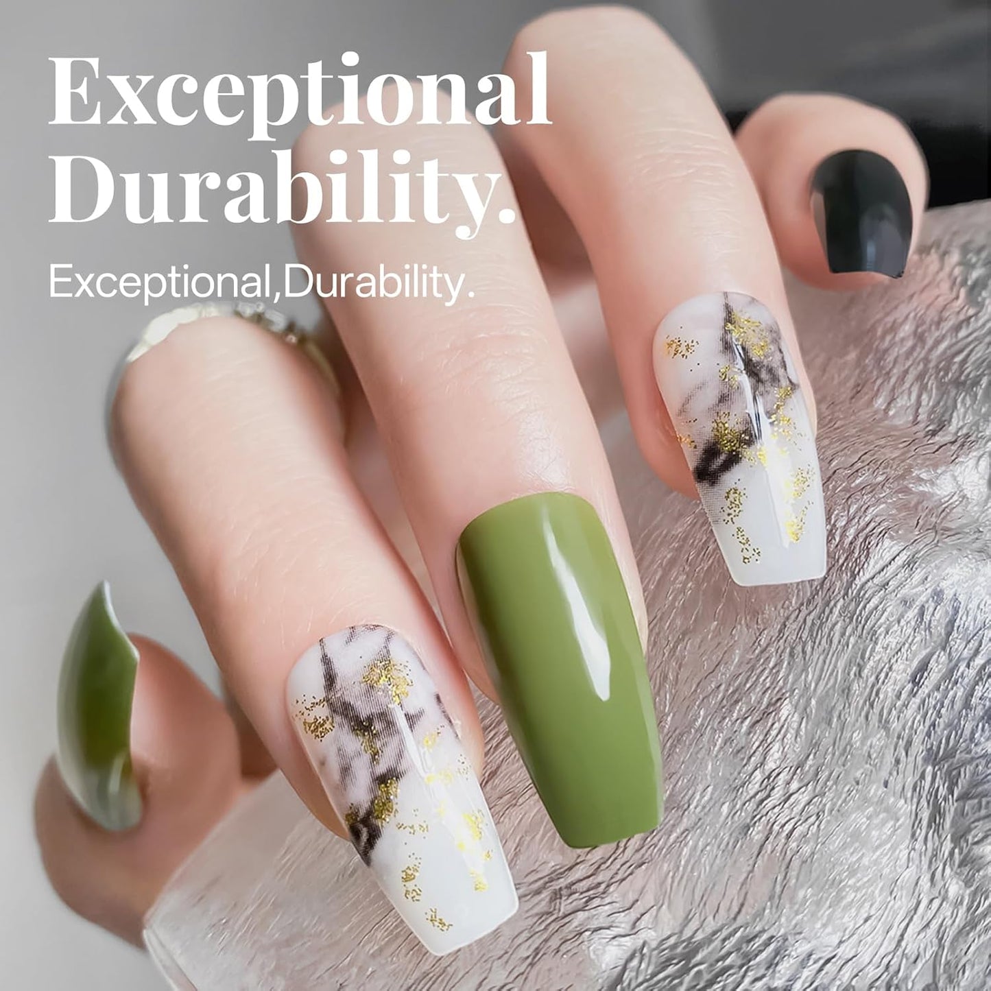 krofaue Nail Tips Lady French Style Acrylic Artificial Half Cover False Nail Tips with Box Ideal for Salons and Home DIY Manicure,10 Sizes,1000PCS (Natural and Clear)-Velvo Beauty