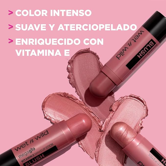 wet n wild Mega Glo Makeup Stick, Buildable Color, Versatile Use, Cruelty-Free & Vegan - Current Jam-Velvo Beauty