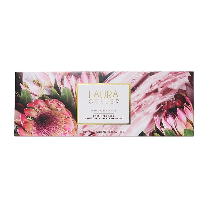 LAURA GELLER NEW YORK Seasonless Staples Fresh Florals 14 Multi-Finish Eyeshadows-Velvo Beauty
