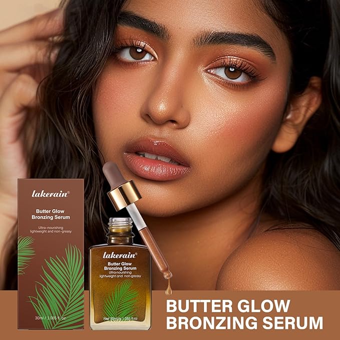 Butter Glow Bronzing Serum, Facial Bronzing Serum, Bronzing Drops For Face, Face Bronzing Drops, For Radiant, Natural, Sunkissed Complexion-Velvo Beauty