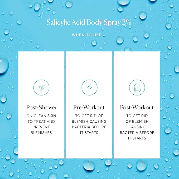 Naturium Salicylic Acid Body Spray 2%, Blemish-Fighting & Pore Treatment, with Niacinamide Plus Encapsulated Salicylic Acid, 4 oz-Velvo Beauty