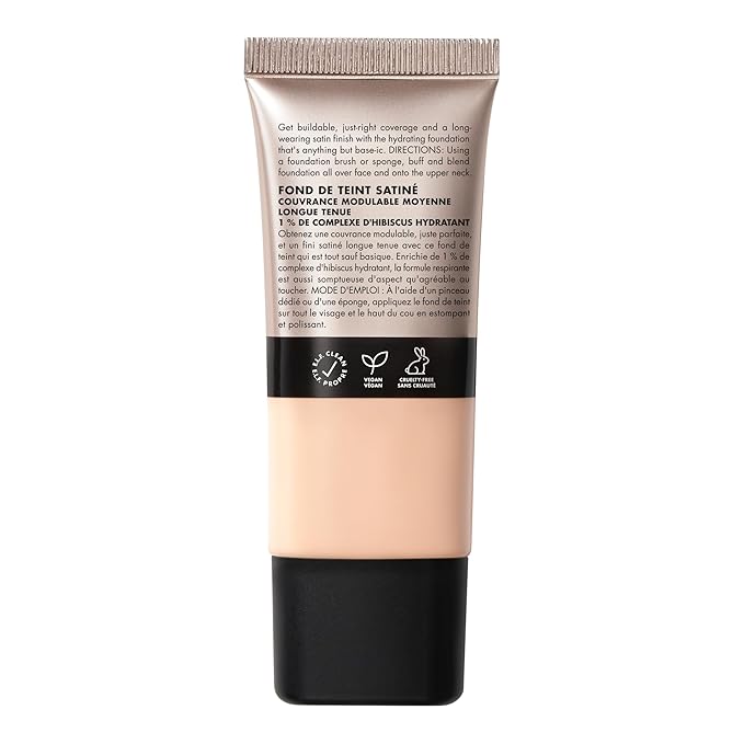 e.l.f. Soft Glam Foundation, Medium Coverage, Long-Lasting & Buildable Foundation For A Smooth, Satin Finish, Vegan & Cruelty-Free, 14 Fair Cool-Velvo Beauty