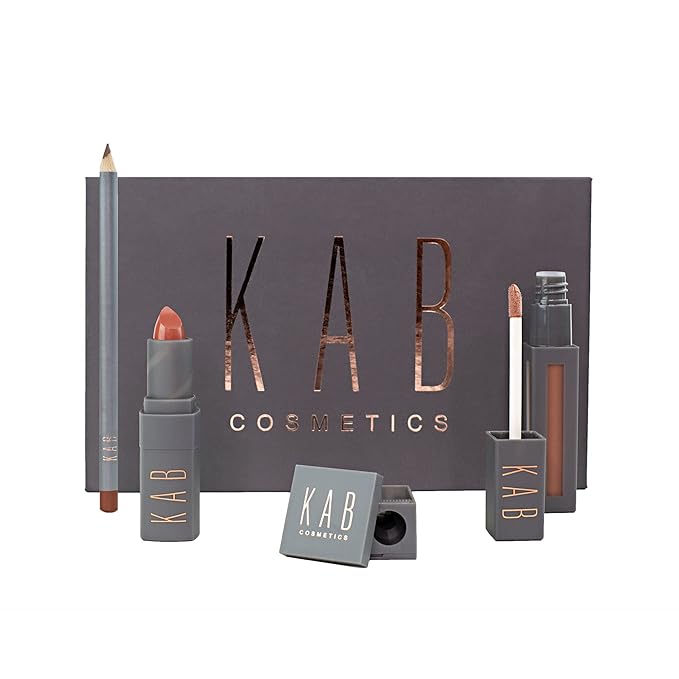 KAB Cosmetics Lip Kit (Chocolate Chip Pudding)-Velvo Beauty